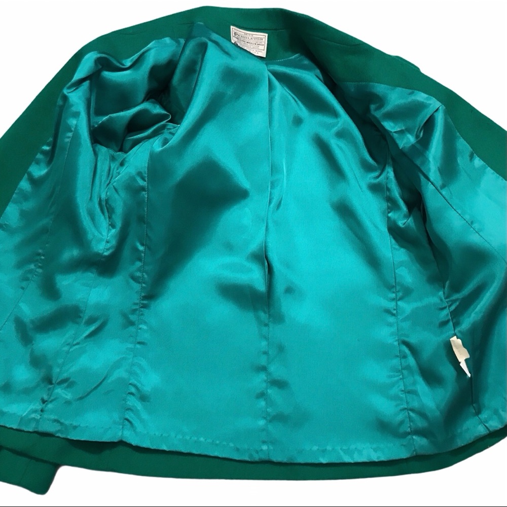 Pendleton Green Blazer Vintage - image 4